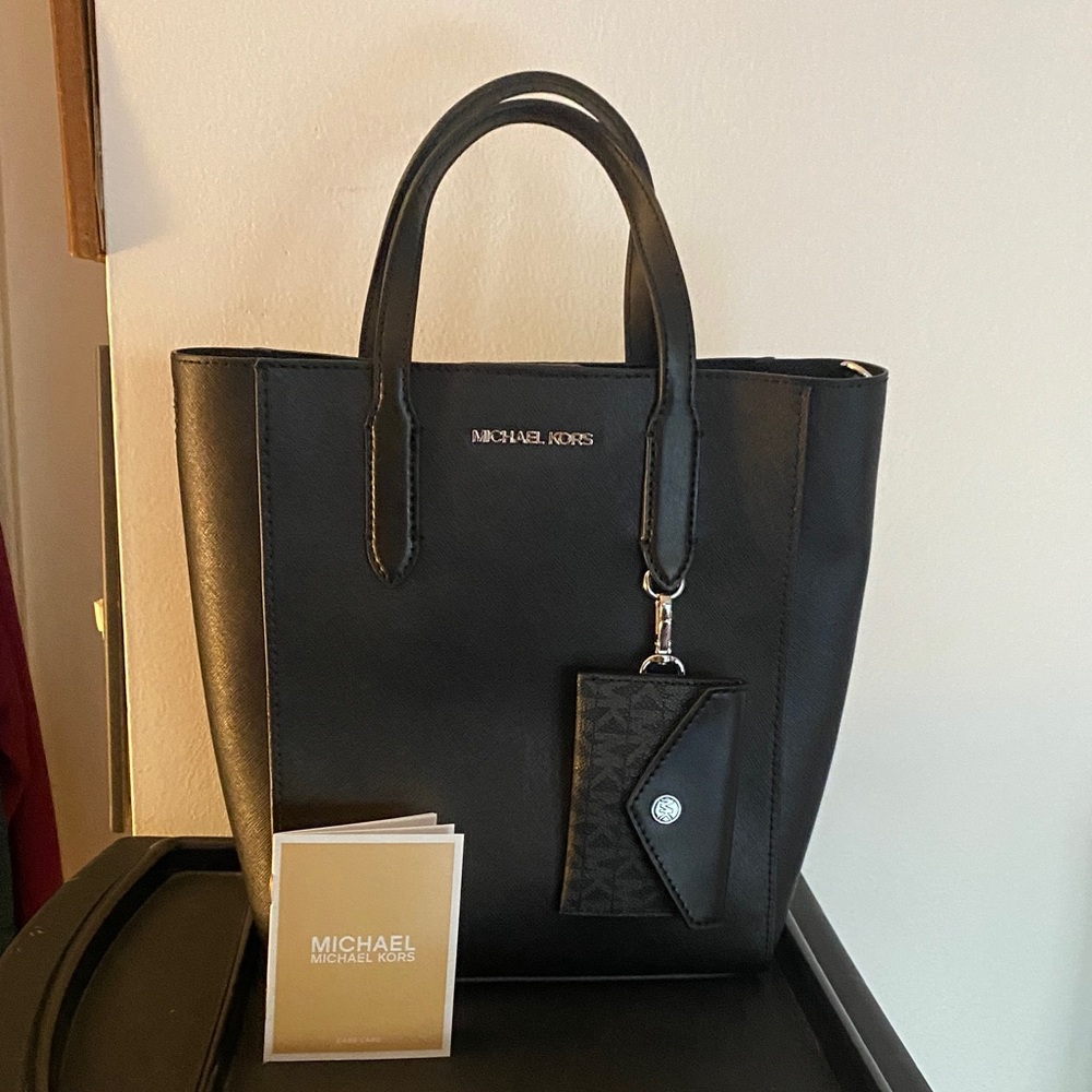 Michael Kors Black Leather Tote